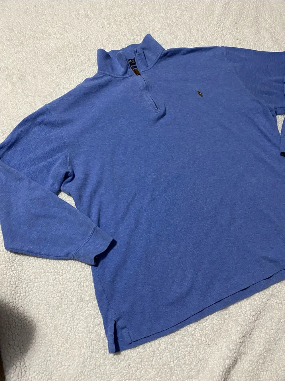 Polo Ralph Lauren  1/4 Zip Pullover long sleeve shirt men’s size XL Tall